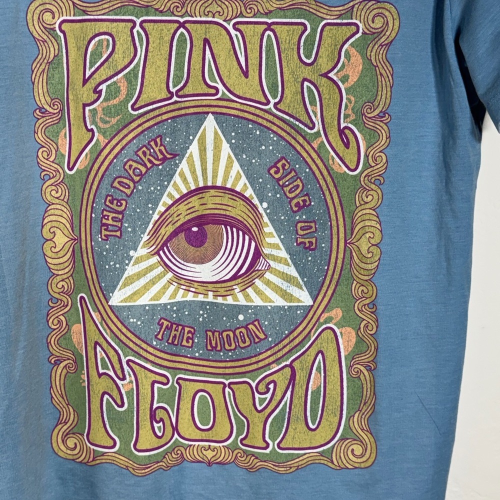Pink Floyd Blue Tee with Psychedelic Design - Picture 4 of 12